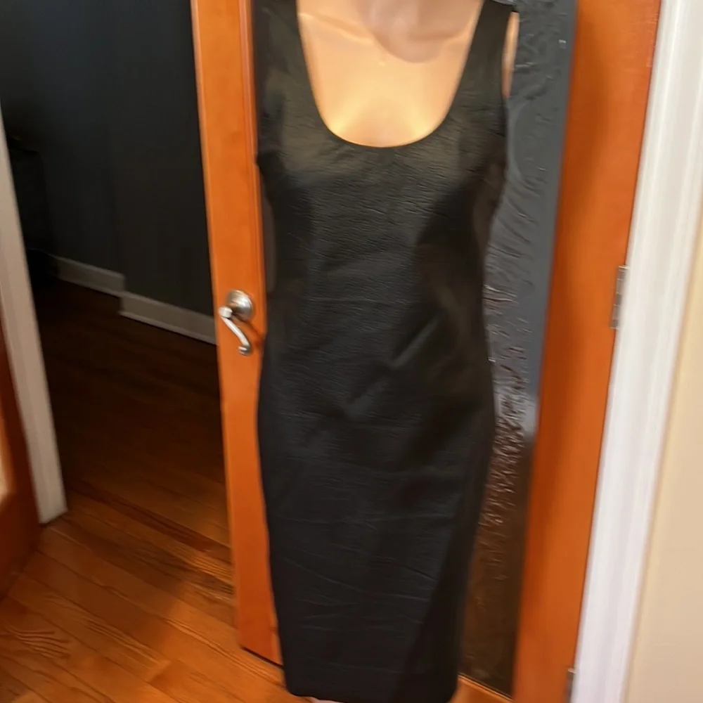 Black Pleather dress - Picture 2 of 13